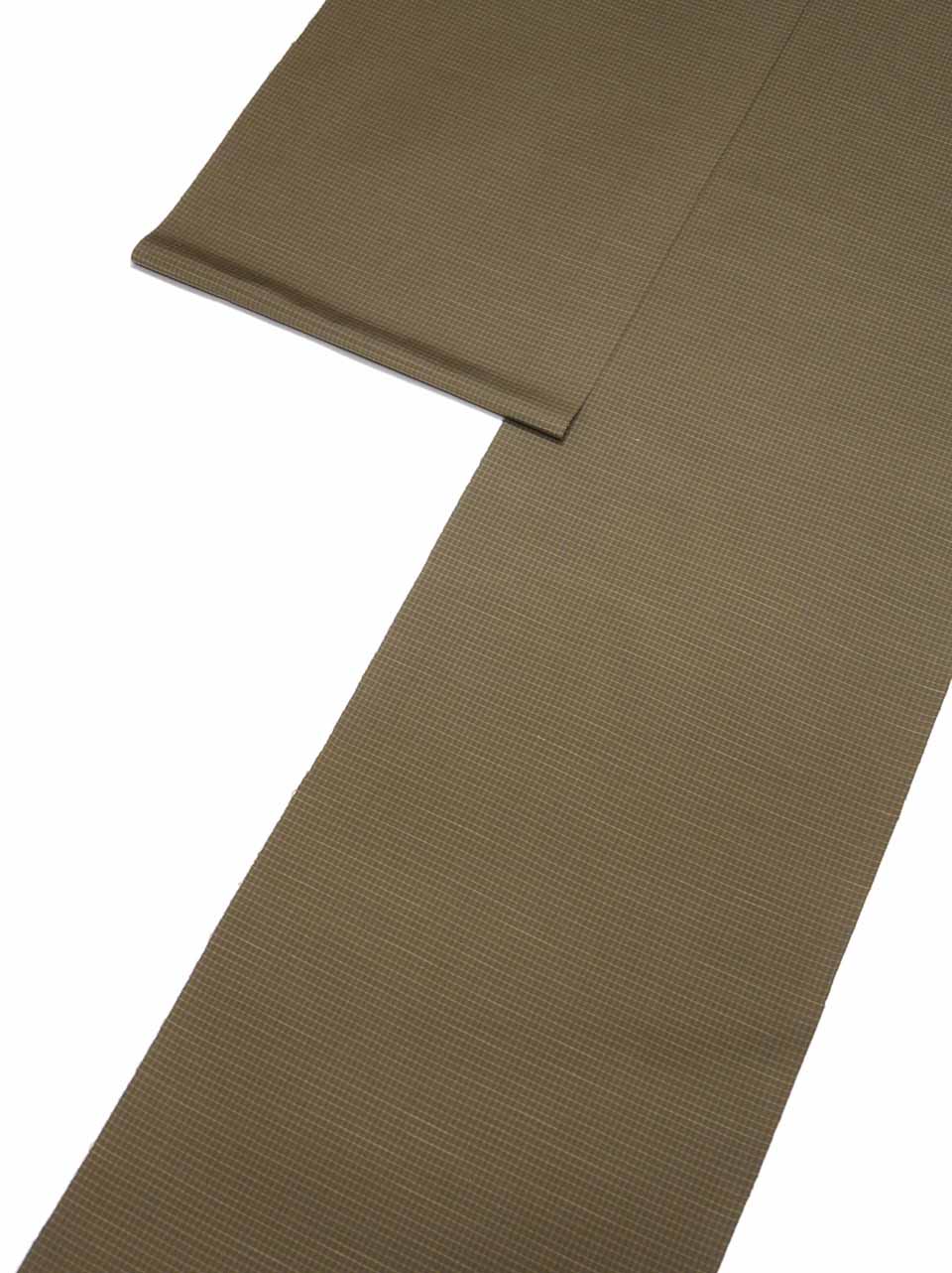 西陣紬（西陣織（男女兼用）：伽羅：微塵格子）