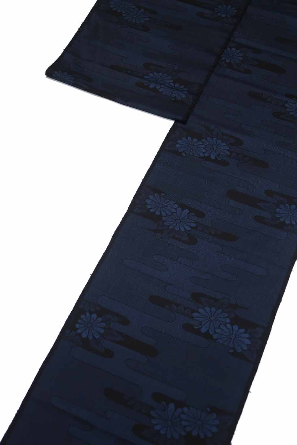 大島（藍泥大島：濃青藍：菊水文）