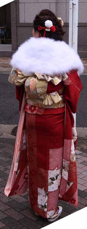 振袖用の長襦袢の振りぼかし