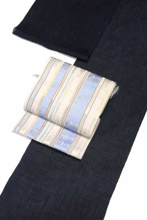 小千谷縮みに合わせる帯