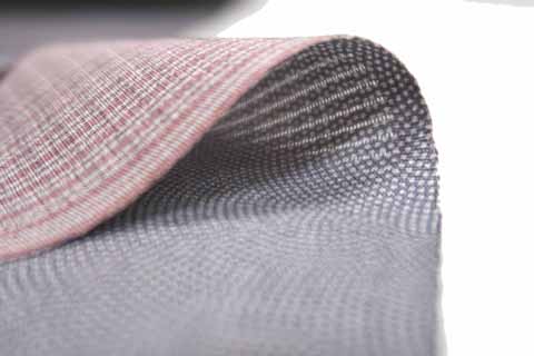 絽江戸小紋の生地の拡大図