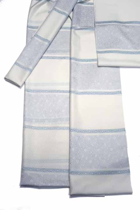 夏御召で作るきもの衿コート