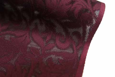 夏御召の生地の拡大図