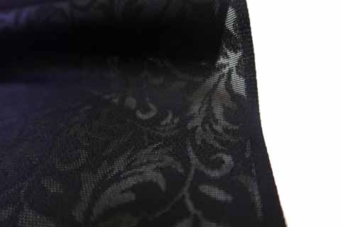 夏御召の生地の拡大図