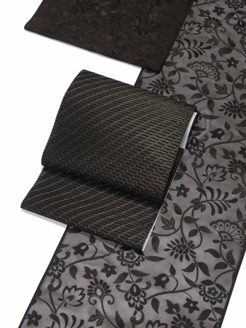 夏御召に合わせる帯