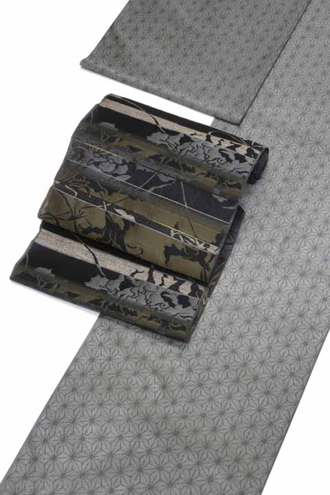 夏御召に合わせる帯