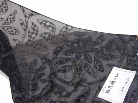 夏御召の生地・証紙