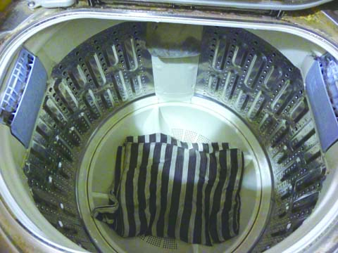 自宅の洗濯機での洗い方