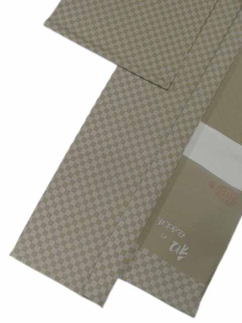 石畳文の加工着尺に合わせる帯