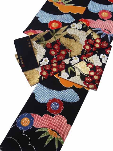 帯をコーディネート