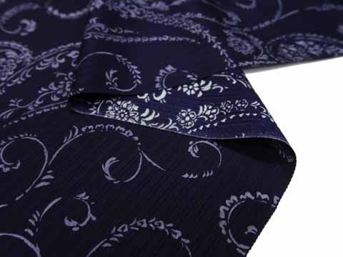 紋意匠縮緬（絹100% 38.5cm×13.0m）の拡大図