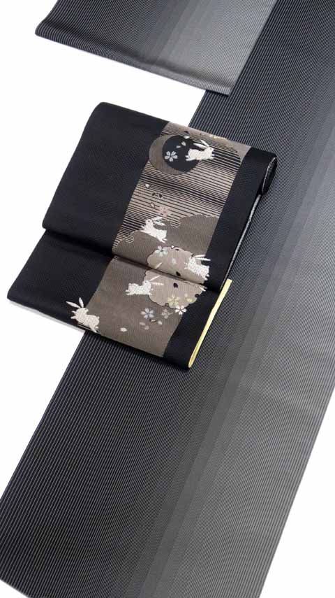 八寸名古屋帯のコーディネート