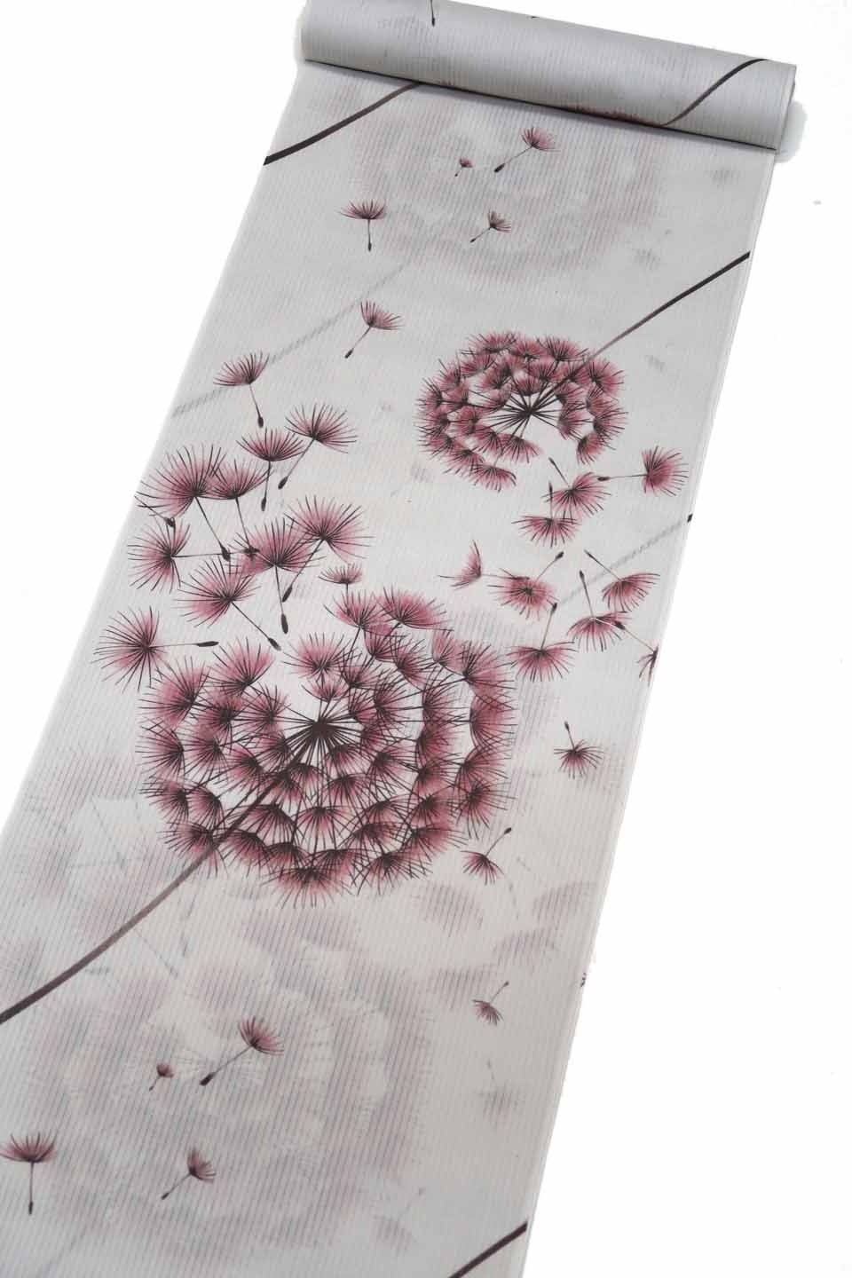 浴衣（染め浴衣：淡黄鼠：蒲公英文）