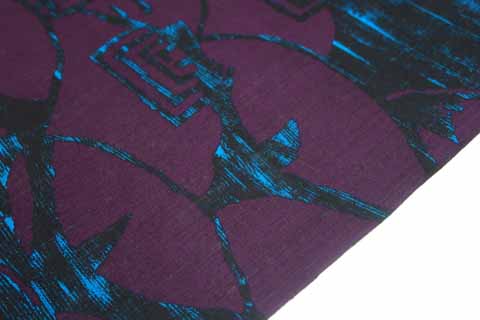 染め浴衣（切り落とし小紋）の拡大図