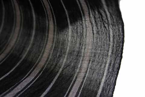 小千谷縮みの生地の拡大図