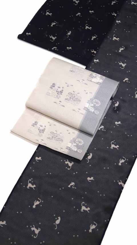 絽小紋に合わせる帯